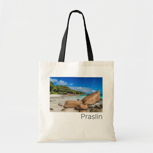 Praslin Seychelles Island Anse Lazio Beach Gift Tote Bag (Front)