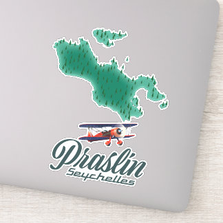 Praslin Seychelles map