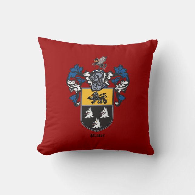 Prater Coat of Arms Cushion (Front)