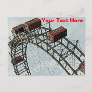 Prater Ferris wheel, Vienna, Austria Postcard