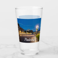Prato della Valle at night in Padova, Italy
