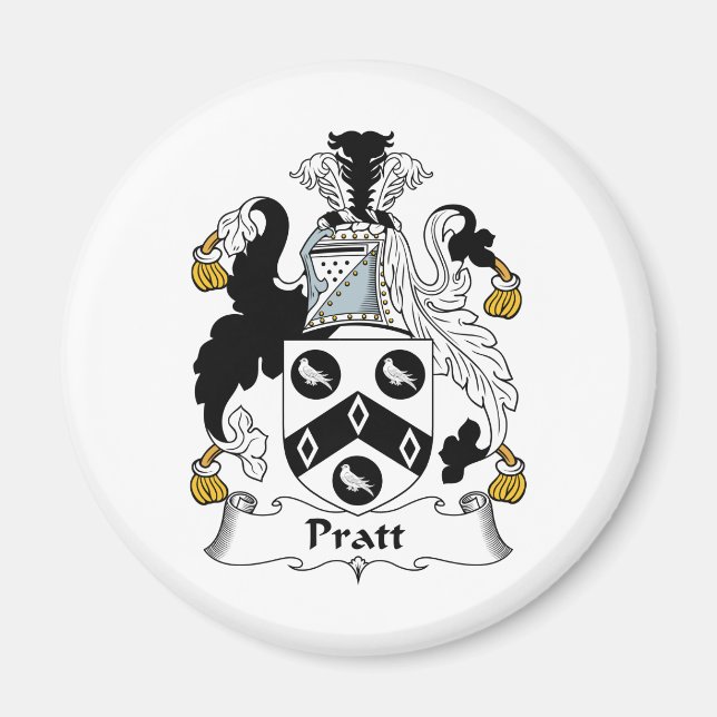 Pratt Family Crest Magnet (Front)