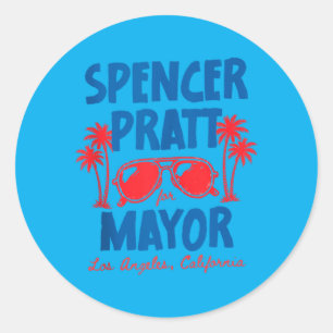 Pratt For Mayor Of Los Angeles California 2026 Classic Round Sticker