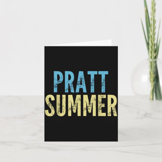 Pratt Summer Card (Front)