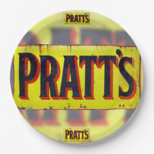 Pratts, Vintage Enamel sign.