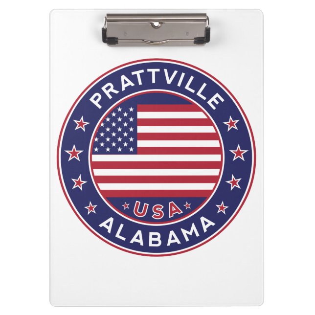 Prattville, Alabama Clipboard (Front)