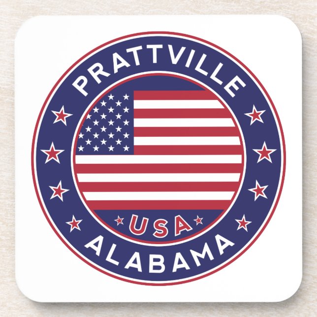 Prattville, Alabama Coaster (Front)