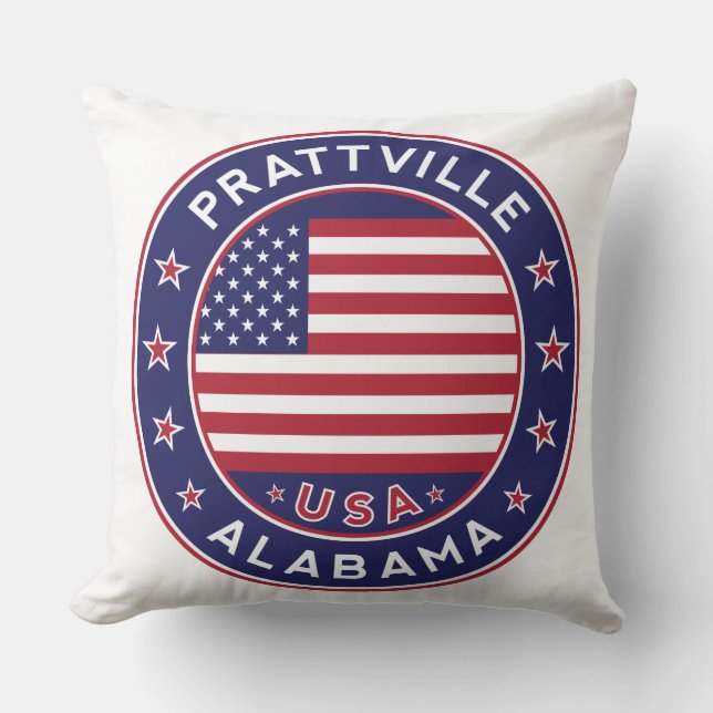 Prattville, Alabama Cushion (Front)