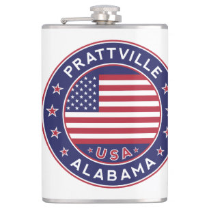 Prattville, Alabama Hip Flask