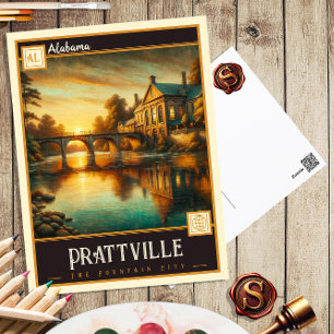 Prattville, Alabama   Vintage Postcard