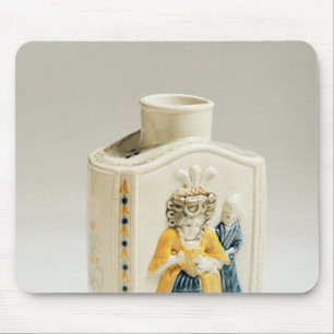 Prattware tea caddy mouse mat