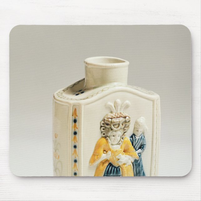 Prattware tea caddy mouse mat (Front)