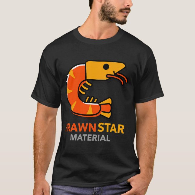 Prawn Star Material BBQ T-Shirt (Front)