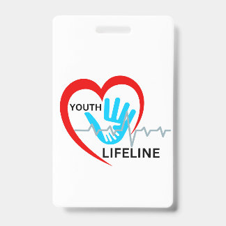 PRAY 1ST YOUTH LIFELINE BADGE ID BADGE