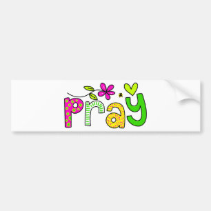 Pray Bumper Sticker