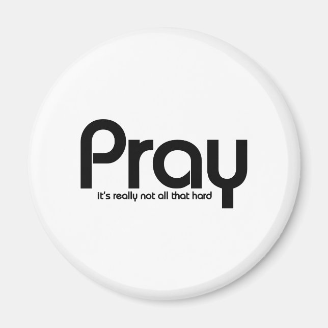 Pray Christian Magnet (Front)