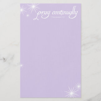 Pray Continually Stationary Stationery