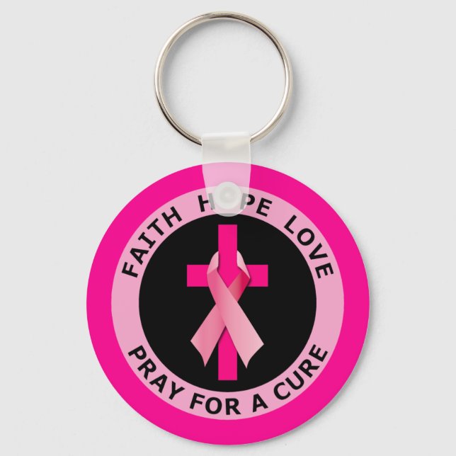 PRAY FOR A CURE KEY RING (Front)