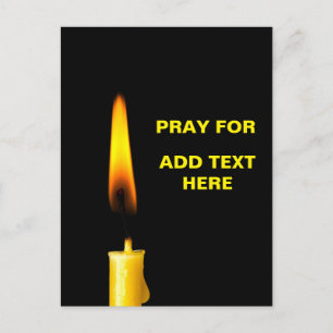 Pray For Add Text Postcard