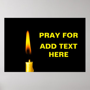 Pray For Add Text Poster