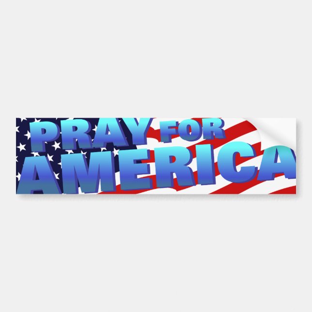 Pray for America 5 Bumper Sticker (Front)