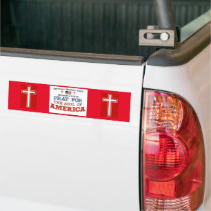 PRAY FOR AMERICA  BUMPER STICKER
