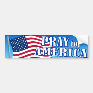 Pray for America Bumper Sticker
