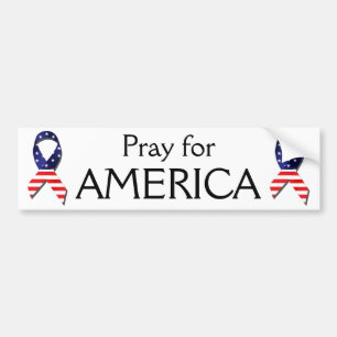 Pray for America Bumper Sticker