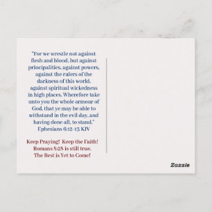 PRAY FOR AMERICA Post Card