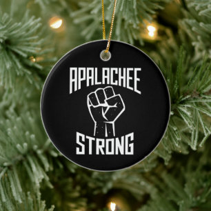 Pray for Apalachee High School Strong  Ceramic Tree Decoration