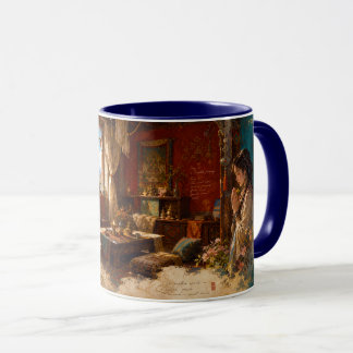 pray for auspiciousness. mug