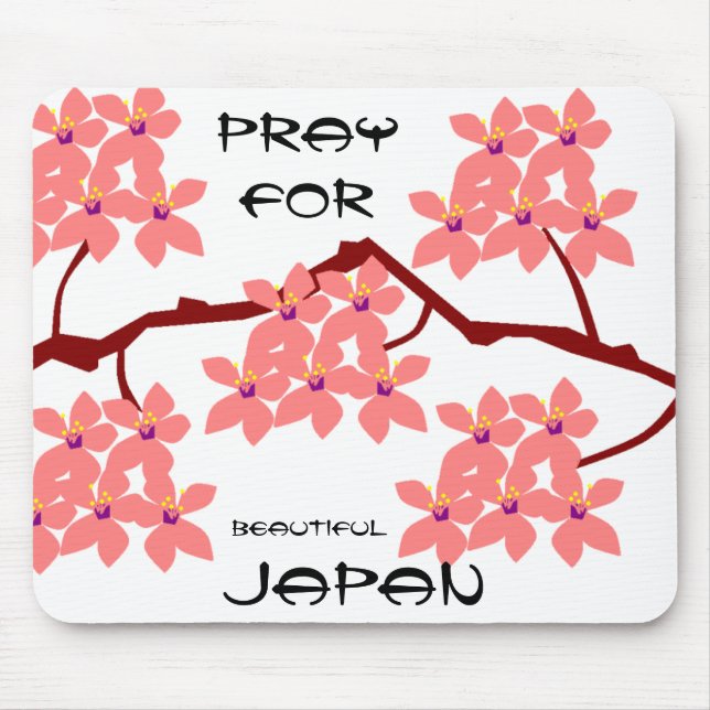 PRAY FOR BEAUTIFUL JAPAN MOUSE MAT (Front)