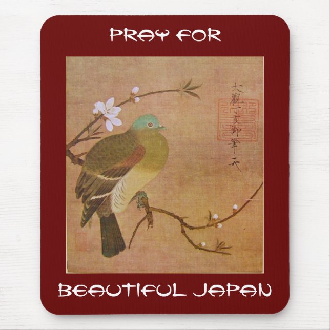 PRAY FOR BEAUTIFUL JAPAN MOUSE MAT (Front)