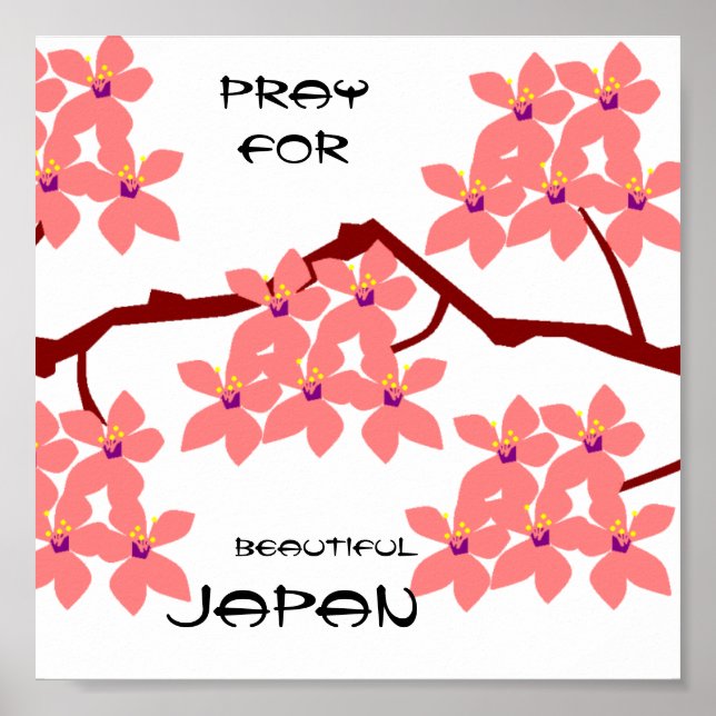 PRAY FOR BEAUTIFUL JAPAN POSTER (Front)