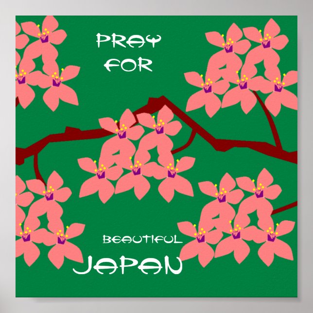 PRAY FOR BEAUTIFUL JAPAN POSTER (Front)