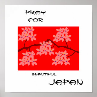 PRAY FOR BEAUTIFUL JAPAN POSTER