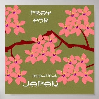 PRAY FOR BEAUTIFUL JAPAN POSTER