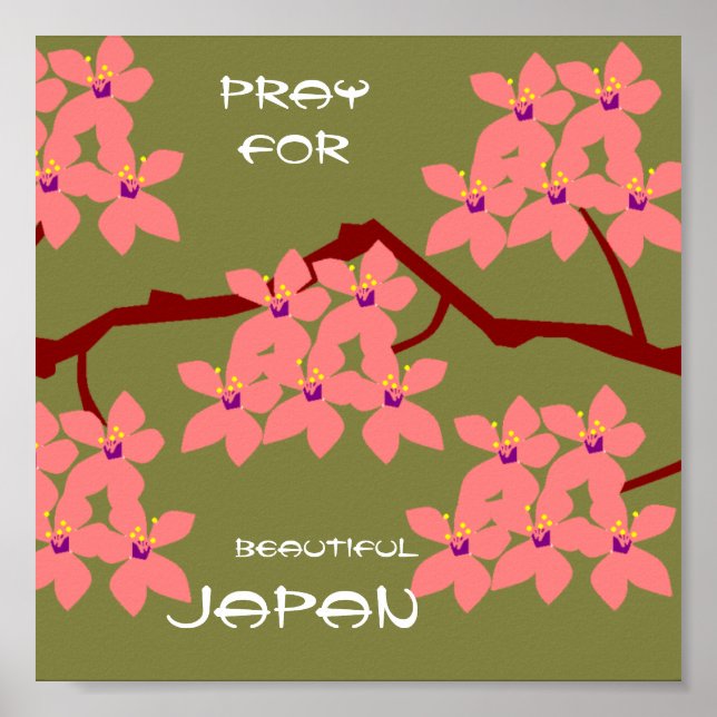 PRAY FOR BEAUTIFUL JAPAN POSTER (Front)