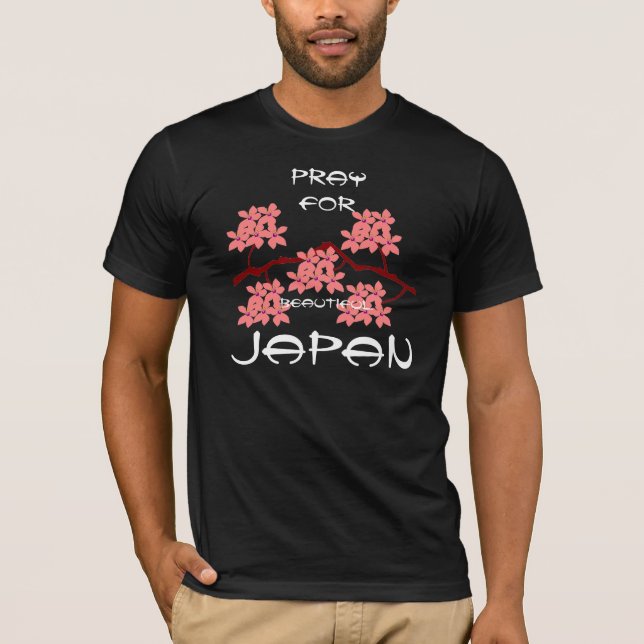 PRAY FOR BEAUTIFUL JAPAN T-Shirt (Front)