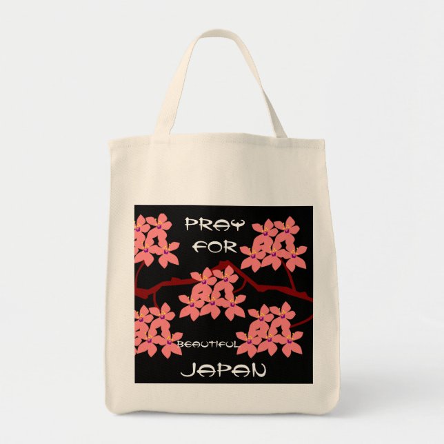 PRAY FOR BEAUTIFUL JAPAN TOTE BAG (Front)