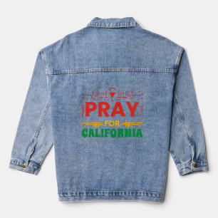 Pray for CALIFORNIA: Together in Prayer for CA Denim Jacket