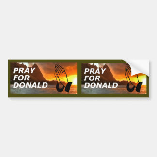 Pray for Donald (Trump) Bumper Sticker