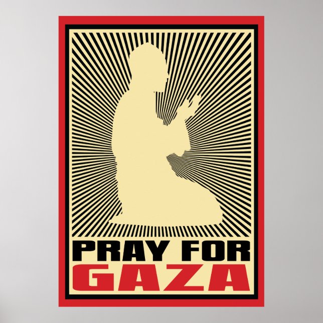 Pray For Gaza Poster (Front)
