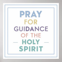 Pray For Guidance Of The Holy Spirit Minimalist