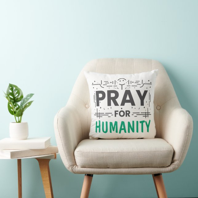 Pray For: Honouring Humanity Cushion (Chair)