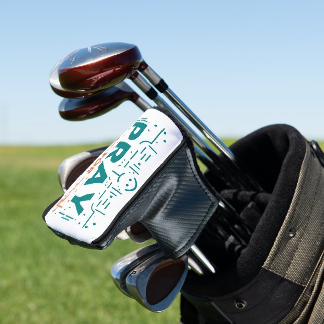 Pray For Humanity Golf Head Cover (In Situ)