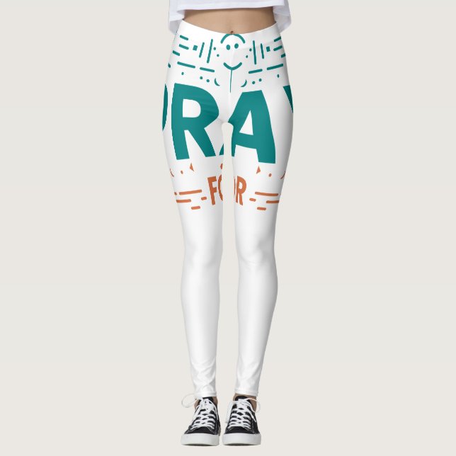 Pray For Humanity Leggings (Front)
