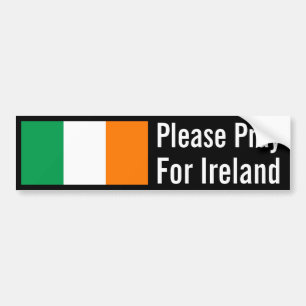 Pray for Ireland Bumper Sticker