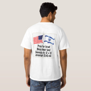 Pray for Israel, bless their land shirt
