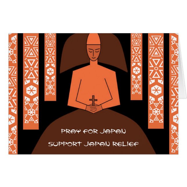 PRAY FOR JAPAN SUPPORT JAPAN RELIEF (Front Horizontal)
